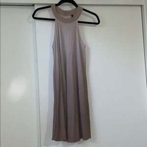 Ombré purple halter dress